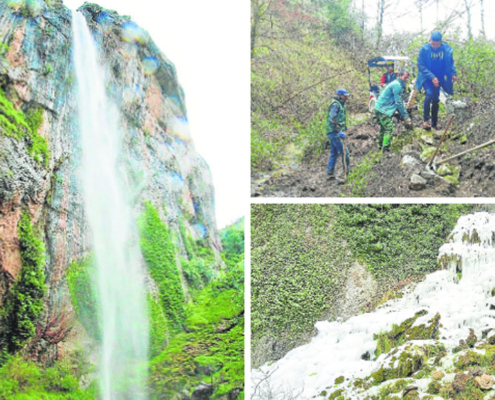 El chorrón de Viguera se abre a todas las visitas