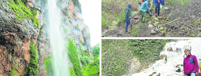 El chorrón de Viguera se abre a todas las visitas