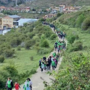 300 caminantes contra el cáncer en Viguera